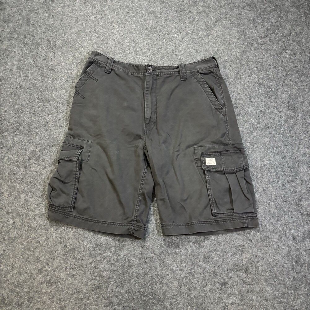 Levi's Cargo Shorts Men’s Size 38 Gray Cotton Relaxed Fit